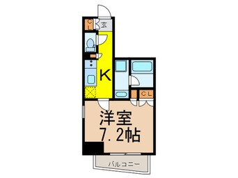 間取図 ﾌﾟﾗｳﾄﾞﾌﾗｯﾄ清澄白河Ⅱ