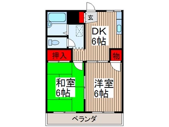 間取図 サンモ－ル 坂本