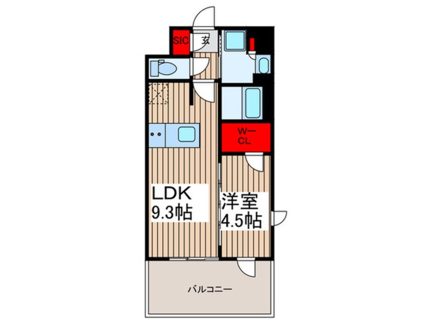 間取図 グランカーサ三ノ輪Ⅴ