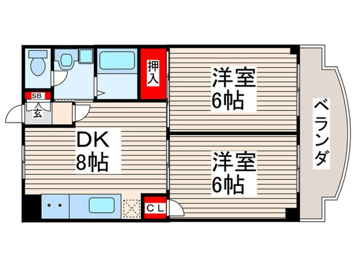 間取り図 メイト北葛西