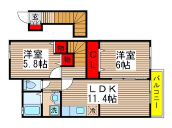 間取図 パッシオーネＣ