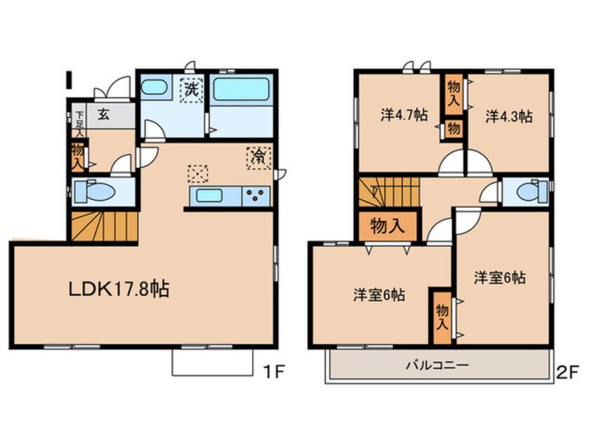 間取図 Kolet府中四谷#08