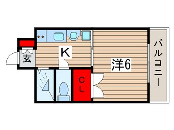 間取図 稲毛ホワイトハウス