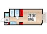 レジデンスＭ 1Rの間取り