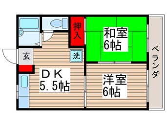 間取図 東宮前ハイツ