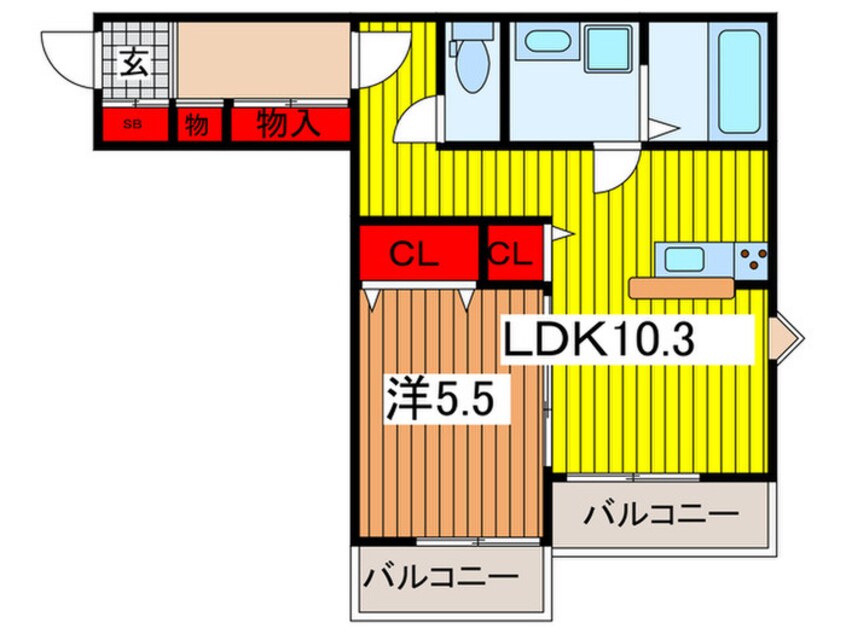 間取図 グランロッシュ