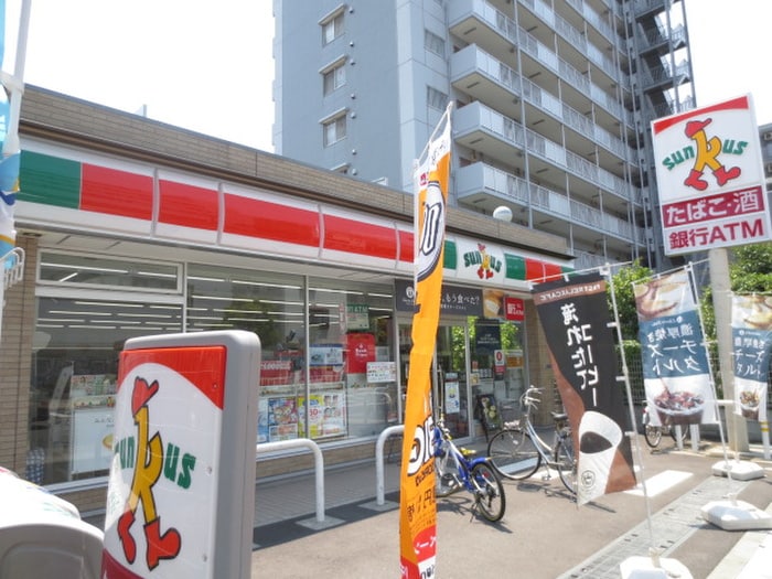 サンクス江東塩浜二丁目店(コンビニ)まで71m ｱﾗｲﾊｳｽ2
