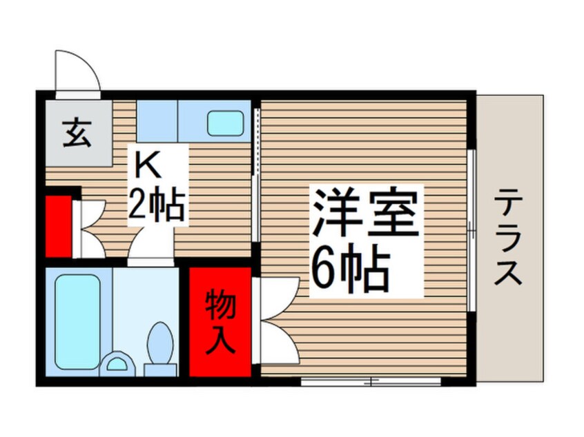 間取図 シャトレ秋津