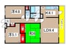 パインホームズ 3LDKの間取り