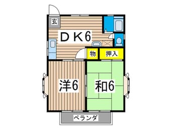 間取図 テラス・コヤマ