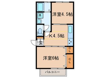 間取図 第２サンフィ－ルド