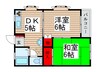 ハイムセリティ 2DKの間取り