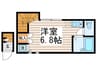 サンセ－ル要町 1Rの間取り