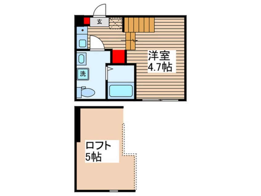 間取図 ハーモニーテラス高砂Ⅱ