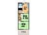 ハヤシコ－ポ 2DKの間取り