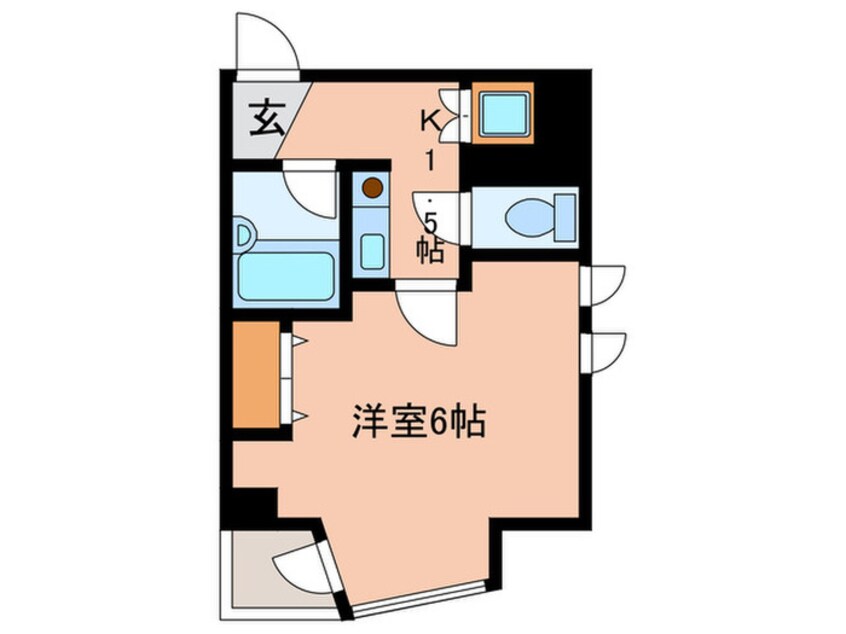 間取図 ＯＬＩＯ四谷（４０３）