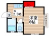 クレーンハイツ 1Kの間取り