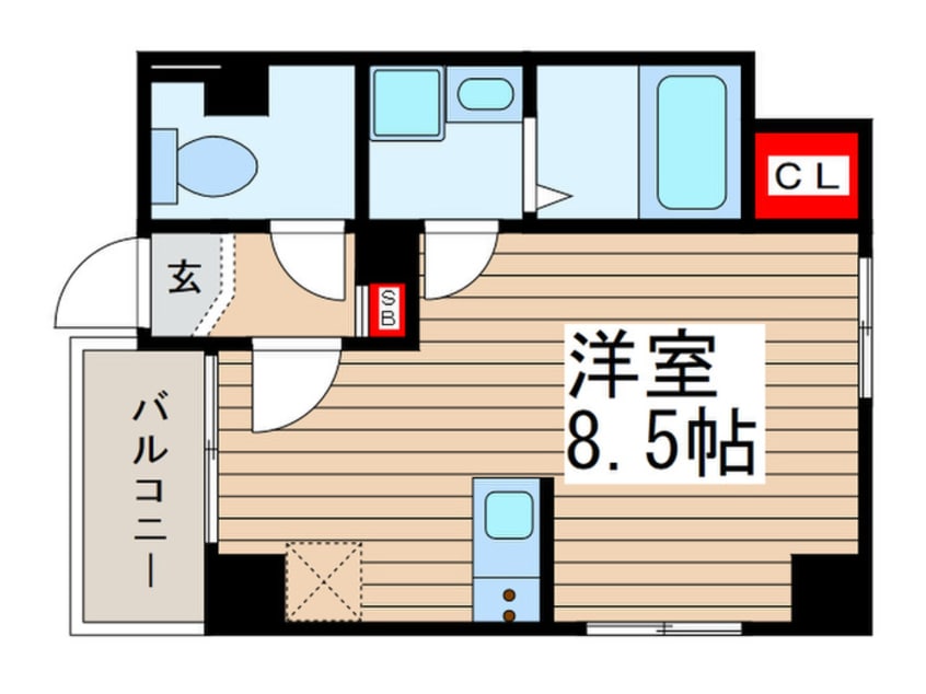 間取図 グランメゾン押上