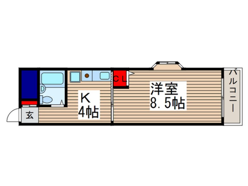 間取図 ルミネッセンス茂出木