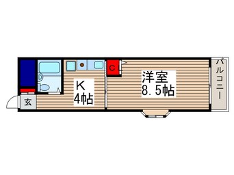 間取図 ルミネッセンス茂出木