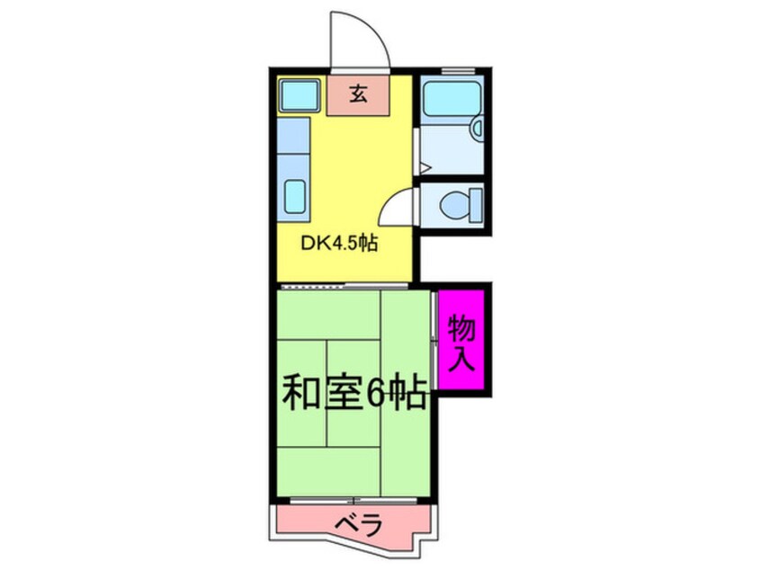 間取図 シャローム金木