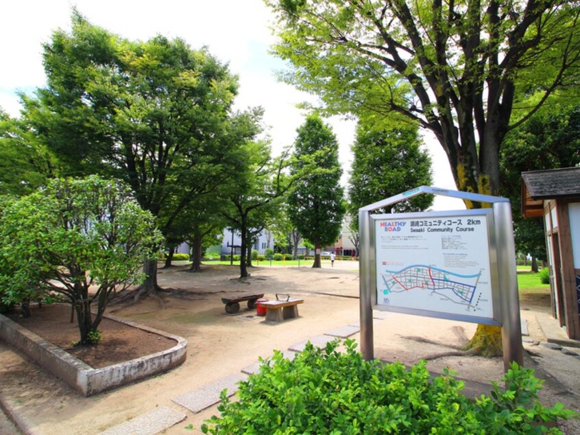瀬崎山王公園(公園)まで200m ＭＱｕａｒｔｏ谷塚