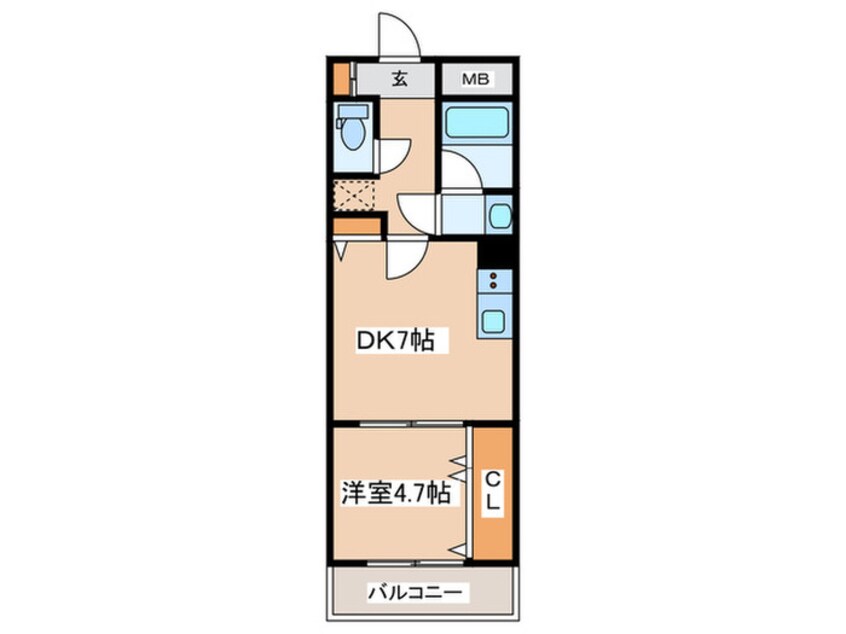 間取図 ロックス目黒南