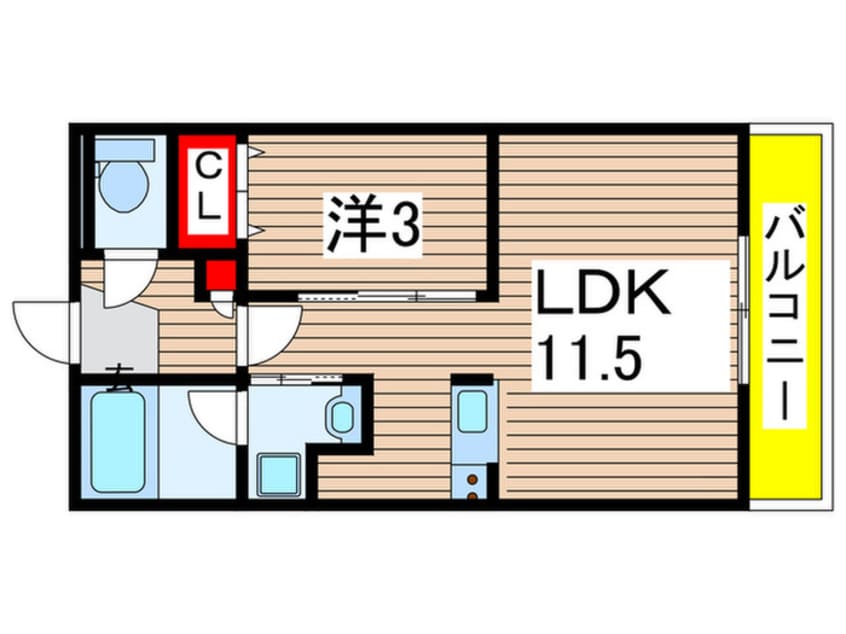 間取図 ヘルデンフィールズⅡ