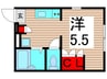 アーク・K 1Rの間取り