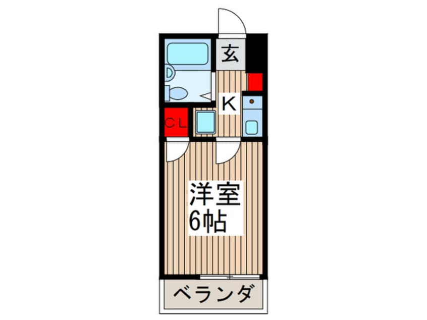 間取図 シティプラザ大宮（206）