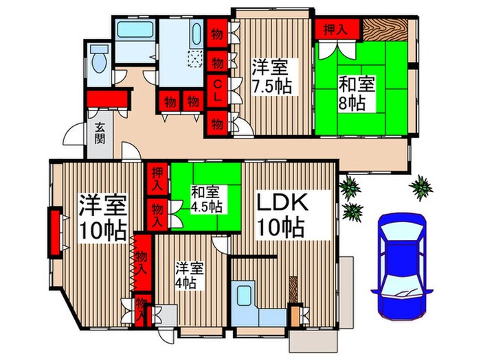 間取り図 ハイム羽田