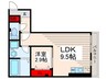 シルフィード 1LDKの間取り