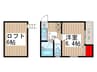 リブラ 1Kの間取り