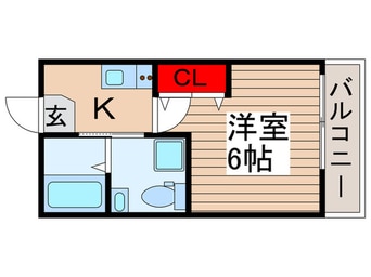 間取図 B・キャッスル扇大橋