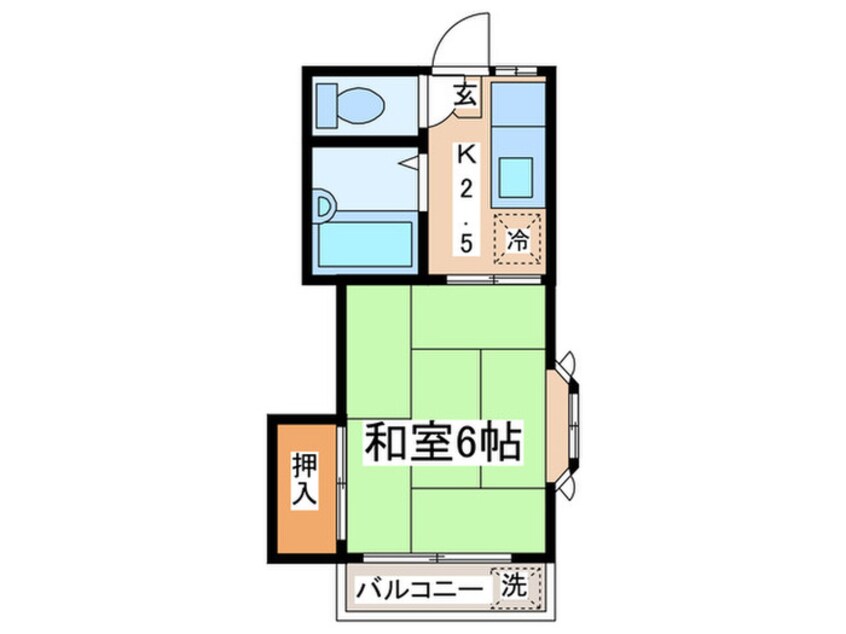 間取図 篠田第２ハイツ