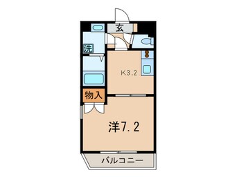 間取図 洗足ｶﾞ-ﾃﾞﾝ