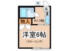 みゆき荘 1Kの間取り
