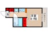 ジュネパレス新松戸第16 1Rの間取り