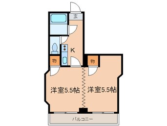 間取図 三藤マンション