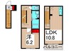 シティ・ソレイユ亀有 1LDKの間取り