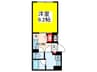 コンポジット清澄ウエスト 1Kの間取り