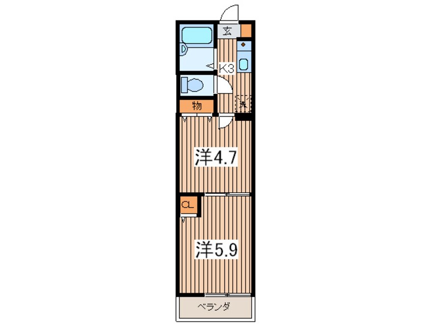 間取図 ベッテンコ－ト