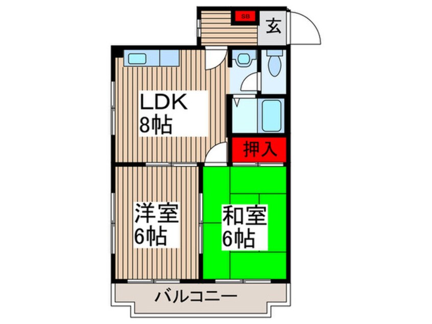 間取図 ヴィラアルテミス