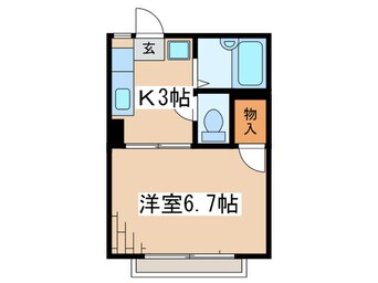 間取図 玉学サンパル木倉