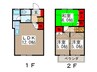 ダイアモンドハウス 3LDKの間取り