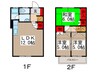 ダイアモンドハウス 3LDKの間取り