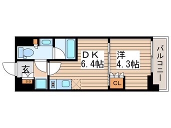 間取図 ﾙﾌｫﾝﾌﾟﾛｸﾞﾚ中野富士見町ﾚｼﾞﾃﾞﾝｽ