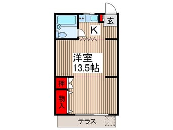 間取図 コーポ谷口　1