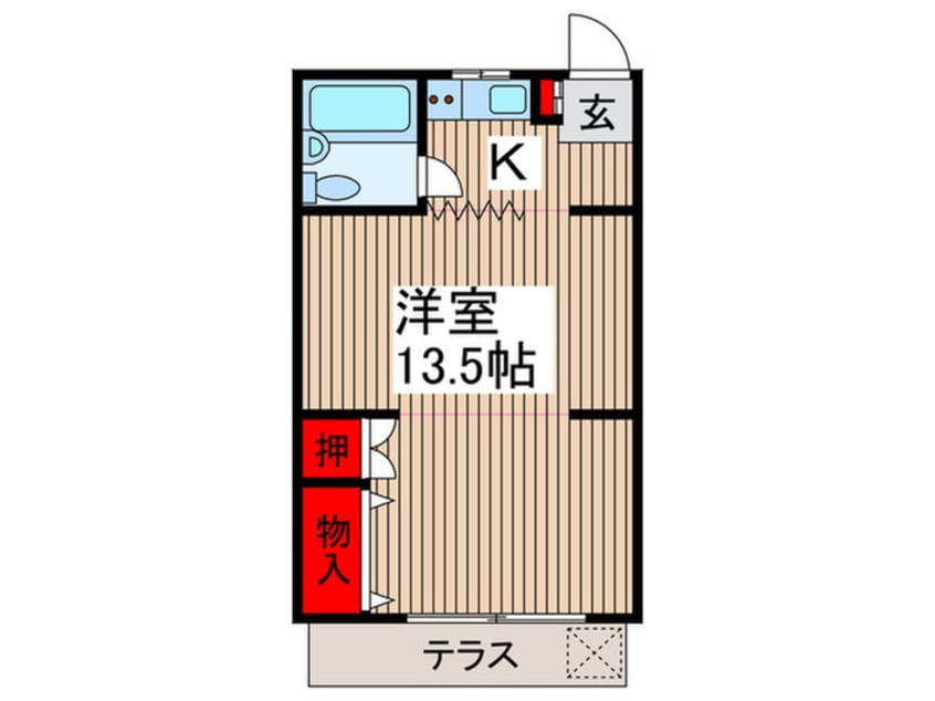 間取図 コーポ谷口　1