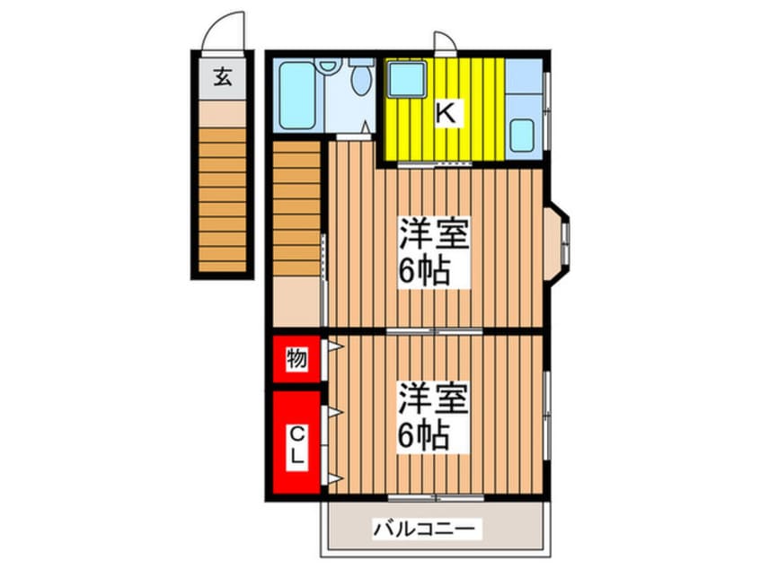 間取図 サイキハイツ